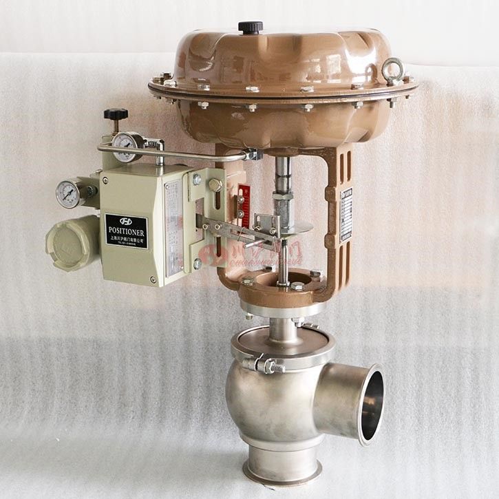 氣動(dòng)衛(wèi)生級調(diào)節(jié)閥實(shí)物圖