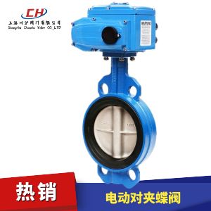 電動(dòng)對夾蝶閥